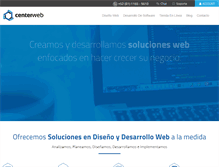 Tablet Screenshot of centerweb.mx